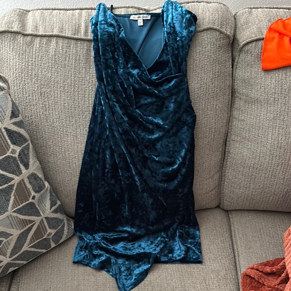 Charlotte Russe Blue Asymmetrical Dress
